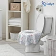 thumbnail image 6 of Toilet Seat Covers Disposable - 20 Pack - Waterproof,Ideal for Kids and Adults – Extra Large,Individually Wrapped for Travel,Toddlers Potty Training in Public Restrooms (Dinosaurs,20), 6 of 7