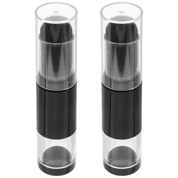 2pcs Makeup Brushes Foundation Brush Travel Blush Brush with Refillable Bottle Jar