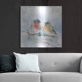 thumbnail image 6 of Luxe Metal Art 'Bluebird Pair in Spring' by Katrina Pete, Metal Wall Art, 36"x36", 6 of 9