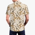 thumbnail image 5 of Vsdgher Cartoon Poodle Dog Print Men's Short Sleeve Stretch Polo Shirt, Moisture-Wicking Performance Polo Shirt, 5 of 8