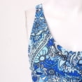 thumbnail image 5 of ibiyuan Plus Size Swimsuit for Women 2 Piece Swimdress Swimsuit Plus Size Tummy Control Swim Dress Push Up Skirted Bathing Suit Tropical Printed Tankini Swimsuits for Women,Blue, 5 of 7
