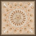 thumbnail image 2 of Vess, June Erica 26x26 White Modern Wood Framed Museum Art Print Titled - La Mer Medallions II, 2 of 4