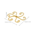 thumbnail image 2 of IDEANATEGRATE Soporte Para De Plantas Color Dorado De Hierro Resistente Para Uso En Cocina, 2 of 8