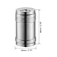 thumbnail image 2 of Uxcell 96mmLx54mmD Salero de Acero Inoxidable con Tapa Rotativa, 2 of 5