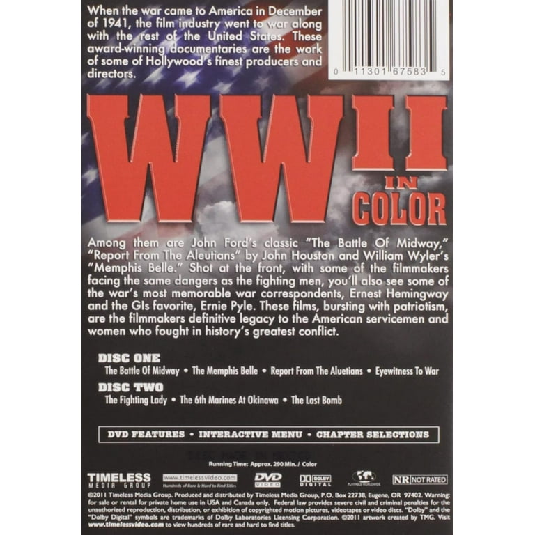 World War II in Color (DVD), Timeless Media, Documentary