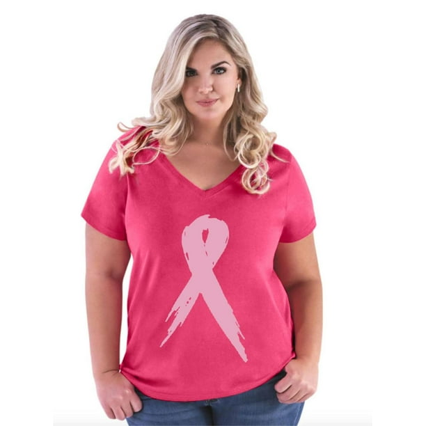 plus size pink tshirt