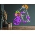 thumbnail image 2 of Ghost Sing A Song Neon Sign, Club Studio Halloween Décor, 2 of 4