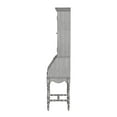thumbnail image 4 of Butler Newlark 20 in. W Wood and Glass Traditional Secretary Desk - Powder Gray, 4 of 6