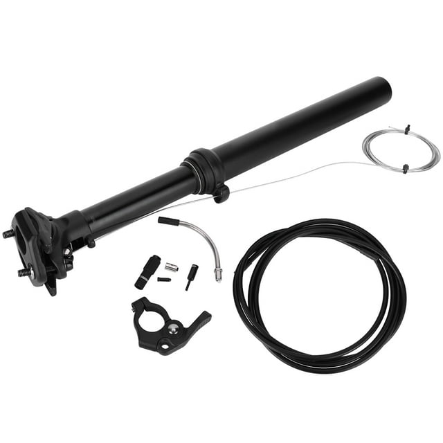 Bike Seatpost, Convenient to Use Simple Bike Control Wire Seatpost, for Road Bicycle Mountain Bike Riding Accessory External Wiring 31.6MMx375MM,External Wiring