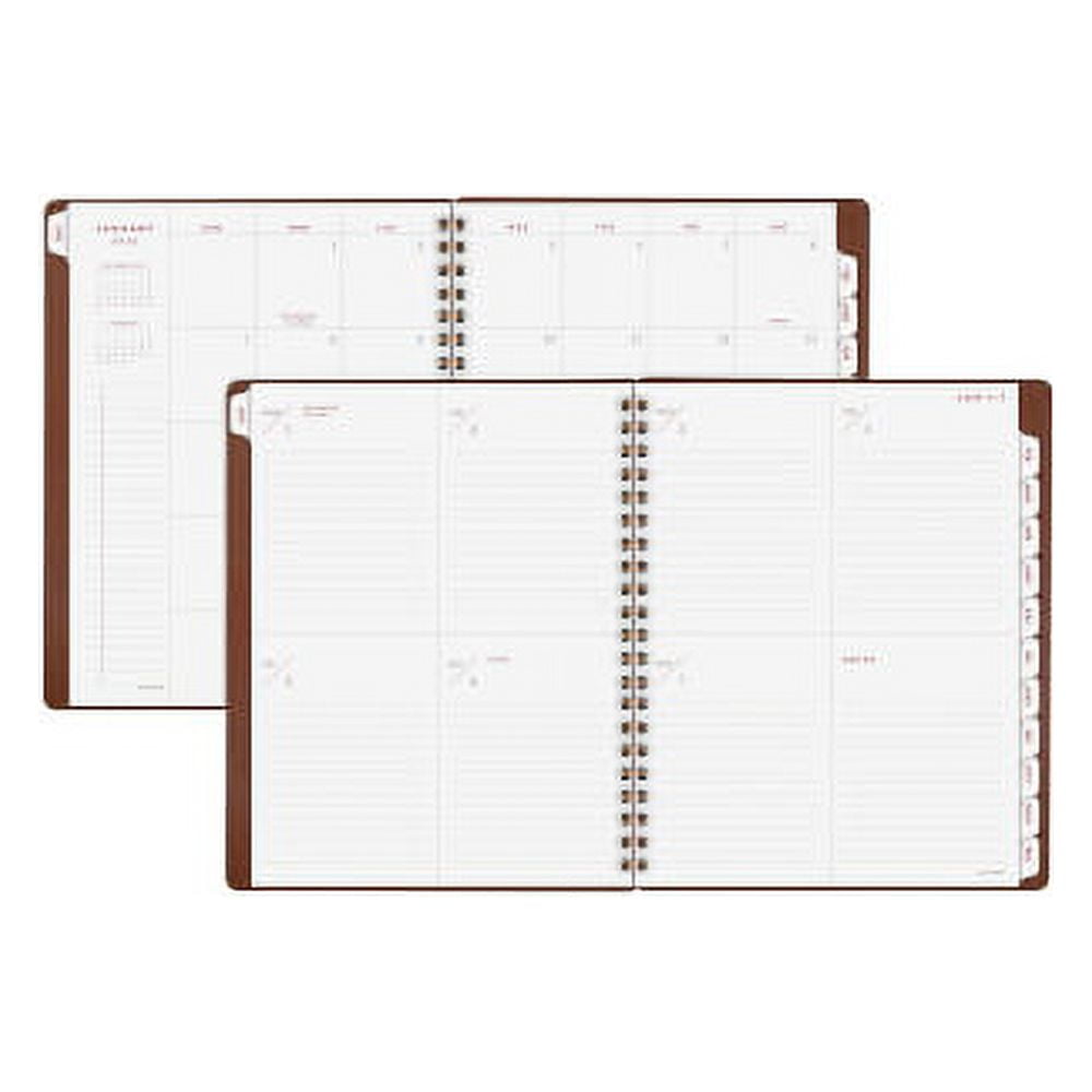 At-A-Glance Signature Collection Weekly/Monthly Planner, Gray Professional - Julian Dates - Daily, Weekly, Monthly - 1.1 Year - January 2022 till January 2023 - 1 Week, 1 Month Double Page Layout - 8