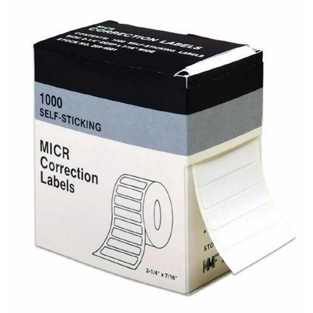 MMF 269400200 Étiquettes de Micro Correction - Largeur de 2 Pouces - 1000 Étiquettes par Boîte