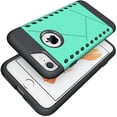 thumbnail image 3 of Nakedcellphone Case for iPhone 8 / iPhone 7, Tough Rugged Anti-Shock Cover - Matte Teal Mint, 3 of 8