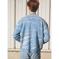 thumbnail image 3 of FAROOT Men's Autumn Winter Casual Knitwear Round Neck Gothic Anime Pattern Print Sweater, 3 of 9