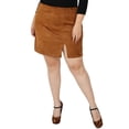 thumbnail image 1 of Falda de gamuza Roman Fashion/Tallas Extras, 2112 cafe 38 Roman Fashion F-ELY-2112-CAMEL, 1 of 6