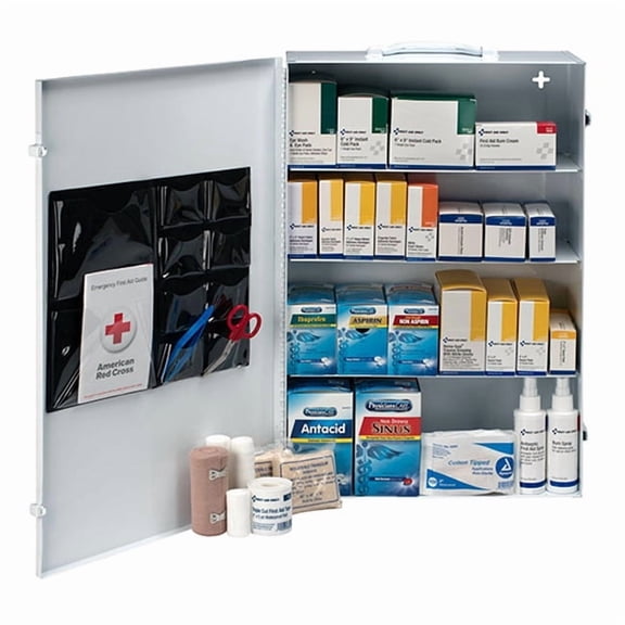 4-Shelf, 150-Person Industrial First Aid Station