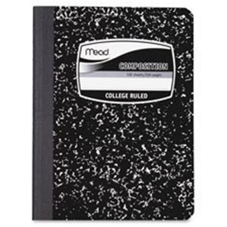 Vb Notebooks - Mead MEA09932CT Mead Composition Book - Black Marble