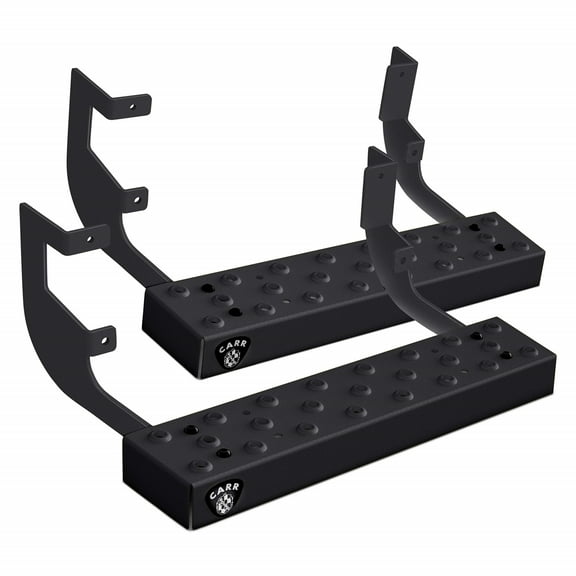 WTS 24IN EXTRA DEEP RETRACTABLE STEP XP3 BLK PWDR COAT/GALVANIZED NONSLIP GRIP STRUT