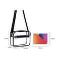 thumbnail image 2 of Bolso de pecho de PVC transparente para mujer, riñonera impermeable, neceser femenino, 2 of 5