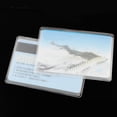 thumbnail image 2 of BEADCEST 50pcs Cardholder Transparent Cover Dull Polish Rectangular for Card Protection, 2 of 8