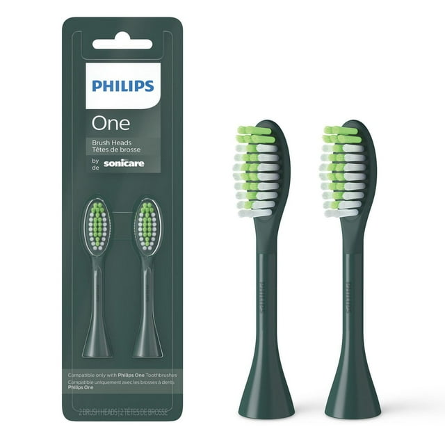 Têtes de brosse Philips One by Sonicare, paq. 2, vert, BH1022/08