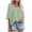 Mint Green, variant on Tanghaowl Womens T Shirts, Women V Neck Batwing Half Sleeve Knit Loose Shirt Solid Color Top Casual Tee Mint Green XXL