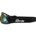 thumbnail image 3 of Birdz Robin Sport Skydiving Snowboarding Motorcycle Riding Goggles Blue Mirror Lens, 3 of 3