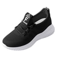 thumbnail image 2 of Zapatillas de deporte para mujer Zapatos para correr con cordones para caminar para actividades al aire libre (40) Negro DQrwqpou Tenis De Mujer Tenis De Hombre, 2 of 6