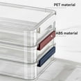 thumbnail image 3 of A4 Transparent Storage Box Portable Plastic Document Stationery Jewelry Storage Case School Home Office Supplies, 3 of 5