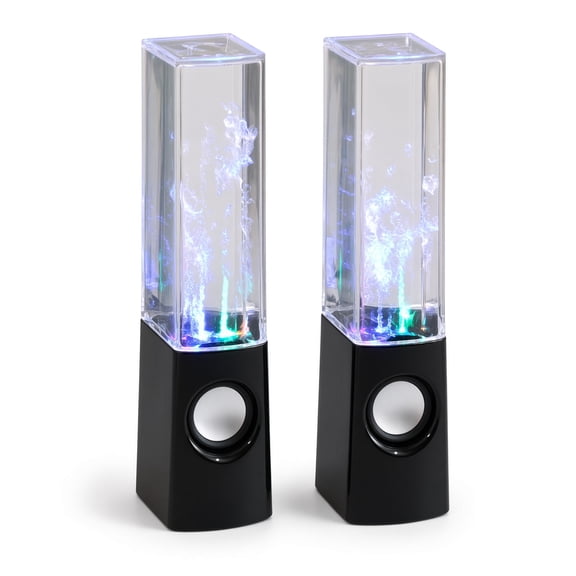 Pandaoo LED Dancing Water Desktop Speakers (Black)