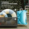 thumbnail image 5 of Outsunny Pool Float Storage with Wheels, Pool Caddy, Light Gray, 5 of 8