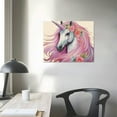thumbnail image 4 of FUMJ   Wall Art for Girls Bedroom, Pretty Pink Unicorn Wall Print for Little Girl Nursery, Cute Unicorn Bedroom Decor for Girls with Name, Unique Birthday Gift for Unicorn Lover Kids 20x16in, 4 of 6