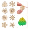 thumbnail image 2 of MasteelfCA 100pcs 20mm DIY Doodle Educational Toy Small Natural Wooden Slice Scrapbooking Embellishments DIY Craft Decor (Mixed Pattern), 2 of 5