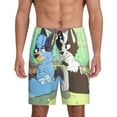 thumbnail image 3 of Lsque Bluey Mens Sleep Pajama Shorts,Short Pajama Pants, Cotton Ultra-Soft Knit-3X-Large, 3 of 9