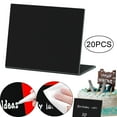 thumbnail image 6 of CarpNettore 20 Pieces Acrylic Mini Chalkboard Signs L Shaped Food Display Tags Elegant Place Black, 6 of 9