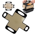 thumbnail image 1 of Reusable Silicone Bread Grade Non Stick Baking Mat With 4 Handles Easy Clean Loaf Pan Liners And Dough Lifters, 1 of 9