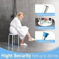 thumbnail image 3 of Silla de ducha SOUHEILO taburete redondo de altura ajustable, 3 of 7
