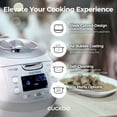 thumbnail image 3 of CUCKOO CRP-BHSS0609F | 6-Cup (Uncooked) Induction Heating Pressure Rice Cooker | 16 Menu Options, Made in Korea | White, 3 of 10