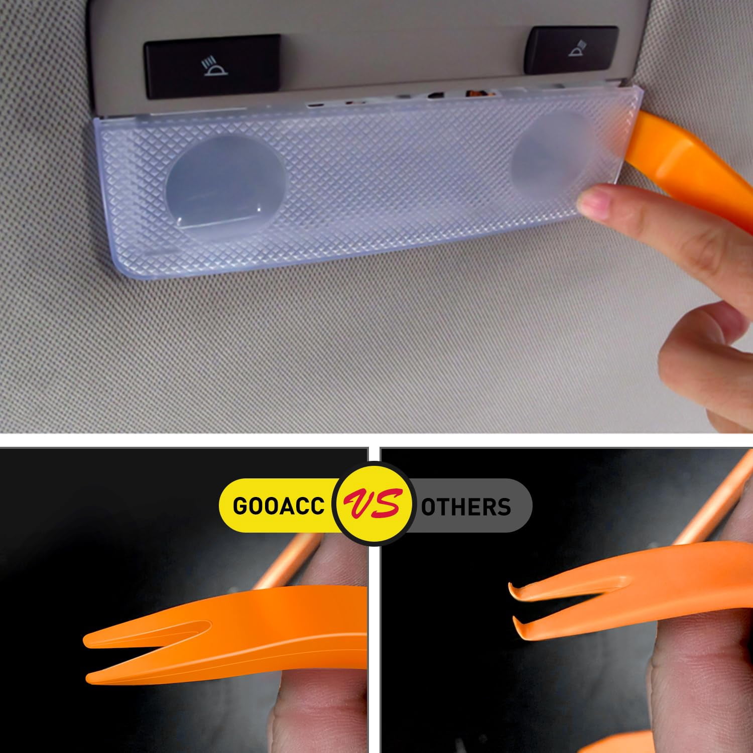 GOOACC 175Pcs Fender Liner Nylon Nuts Screw Grommets with Fastener Remover Car Plastic Rivets Push Retainer Kit 17 Most Universal Types for Volkswagen