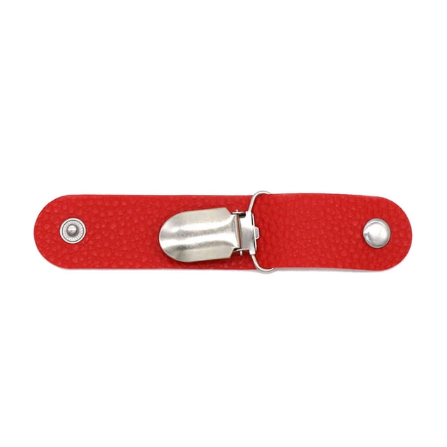 Clip para sombrero para bolsa de viaje Clip para sombrero de de manos libres para bolso equipaje de playa Rojo