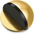 thumbnail image 1 of Self-Adhesive Floor Door Stoppers Oval Stainless Steel Door Stop Floor Mounted Half Moon Wall Protector Polished Doorstop, 1 of 5