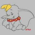 thumbnail image 2 of Men's Dumbo Sitting Cutely Graphic Tee Silver Medium, 2 of 4