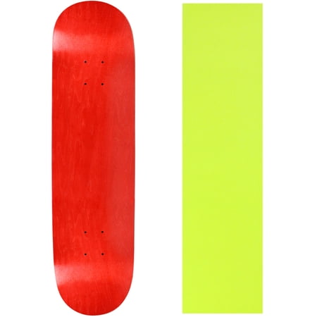 Skateboard Deck Pro 7-Ply Canadian Maple STAINED RED With Griptape 7.5  - 8.5 price history on PriceWatchPro