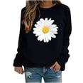 thumbnail image 2 of Munlar Womens Cardigan Sweaters,Winter Womens Casual Sweatershirts Ladies Daisy Print Sweatshirt Sweater Tee Sweater, 2 of 5