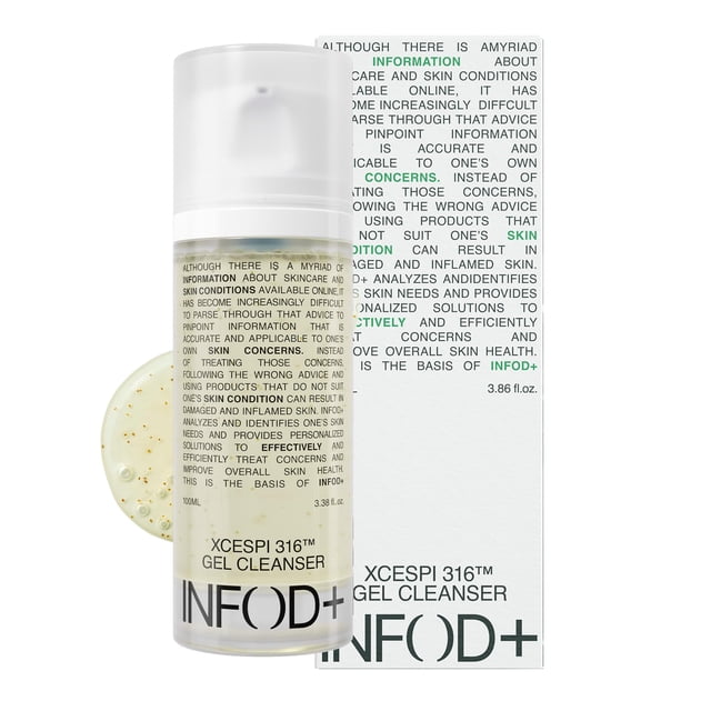Gel Cleanser INFOD+ XCESPI316 Limpiador Facial Hidratante 100 ml