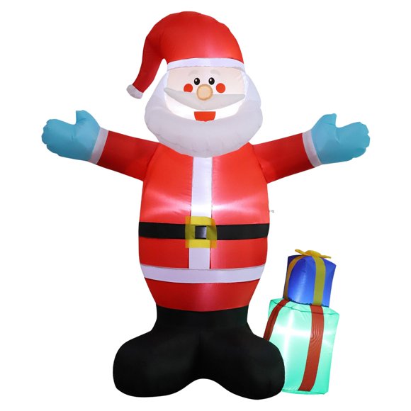 Hearth & Gear Festive Inflatable Snowman For Durable And Easy To Up Holiday Blow Up For Indoor And Outdoor Yard Display Seasonal Party Prop For Families And Events