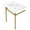 White / Brushed Brass, variant on Kingston Brass KVPB31227W41 Dreyfuss 31" Ceramic Console Sink with Stainless Steel Legs (4-Inch, 3-Hole), White/Polished Chrome