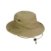 NYFASHION101 Men's Crushable Snap Brim Cotton Outdoor Bucket Sun Hat, Camouflage Green Image 1 of 3