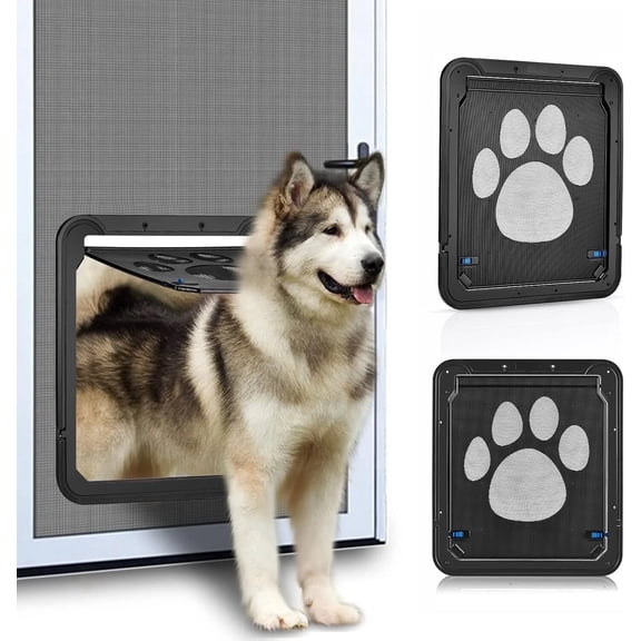 JUNBEI Dog Screen Door 12"x14" Fits Large Dogs Up 80 lbs & Small Breeds 1Pack