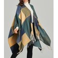 thumbnail image 2 of ZhangBaoLin Women's Tassel Shawls Wraps Warm Winter Open Front Poncho Cape Oversized Cardigan Sweater Coat, 2 of 4