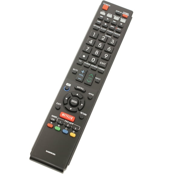 Generic Sharp GA890WJSA Smart TV Remote Control for LC-52LE925 / LC-52LE925UN / LC-60LE925